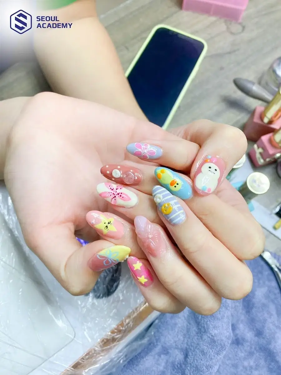 Nghề nail cần sáng tạo nhưng khả năng sáng tạo có thể rèn luyện thông qua thời gian