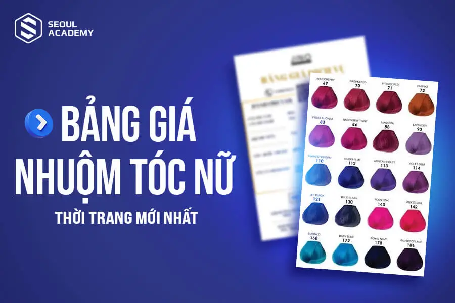 Cập nhật bảng giá nhuộm tóc nữ hiện nay