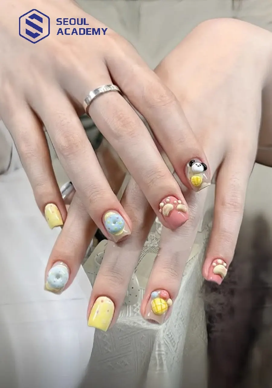 Nail vẽ gel nổi là kỹ thuật thịnh hành được nhiều người yêu thích hiện nay