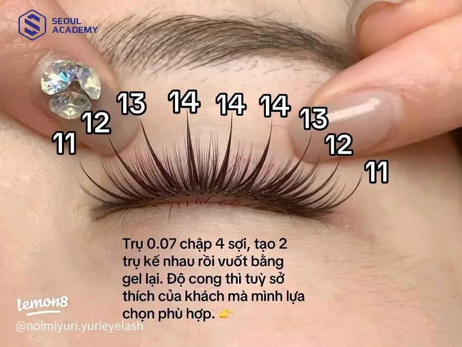 Mi katun là có sự kết hợp giữa mi classic và mi volume