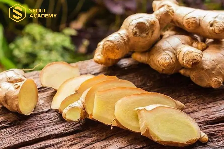 Gừng có khả năng loại bỏ độc tố trong phổi, làm thông đường hô hấp