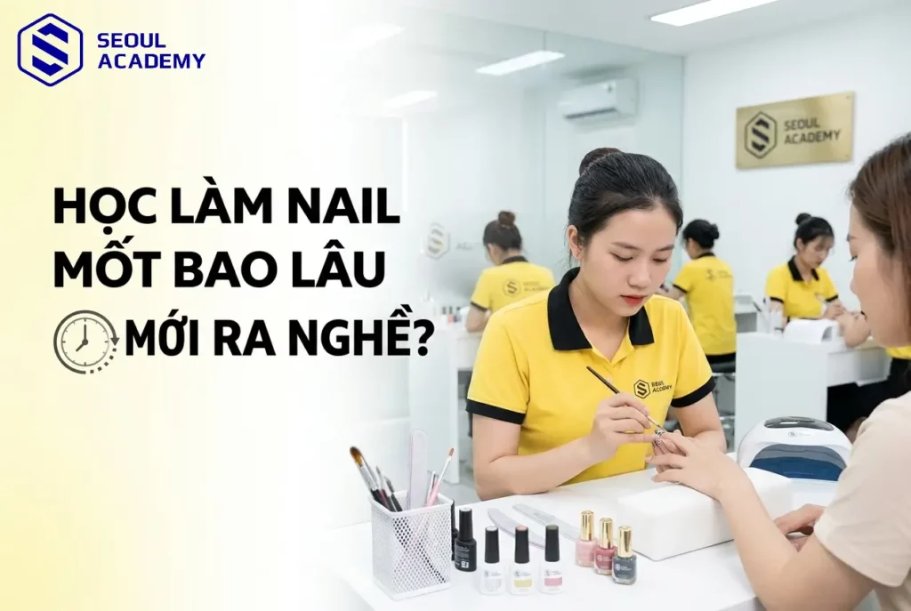 Học làm nail mất bao lâu mới ra nghề?