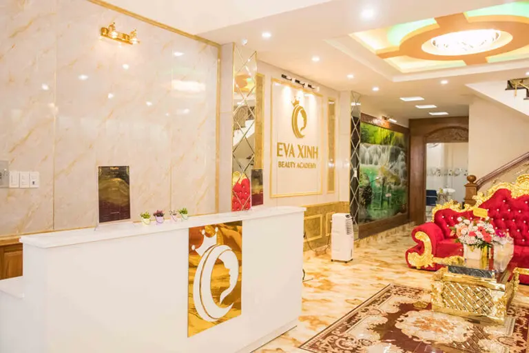 Cơ sở vật chất tại Eva xinh hiện đại với hơn 8 cơ sở trên toàn quốc, 1 cơ sở tại Hoa Kỳ