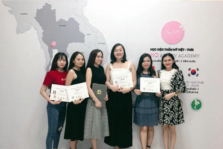 SAHO Beauty Academy đã đào tạo thành công hàng trăm khoá phun xăm thẩm mỹ chất lượng