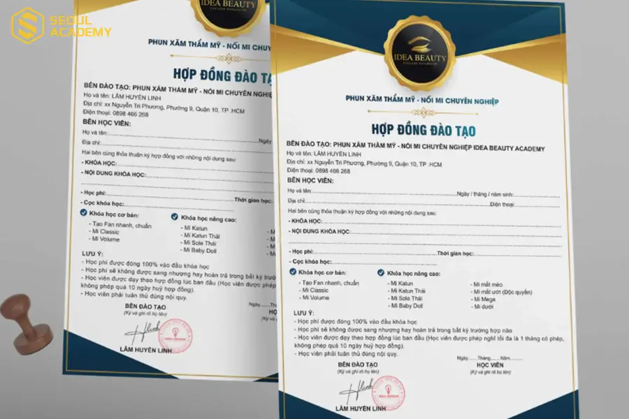 Hợp đồng dạy nghề đầy đủ và chỉnh chu hơn