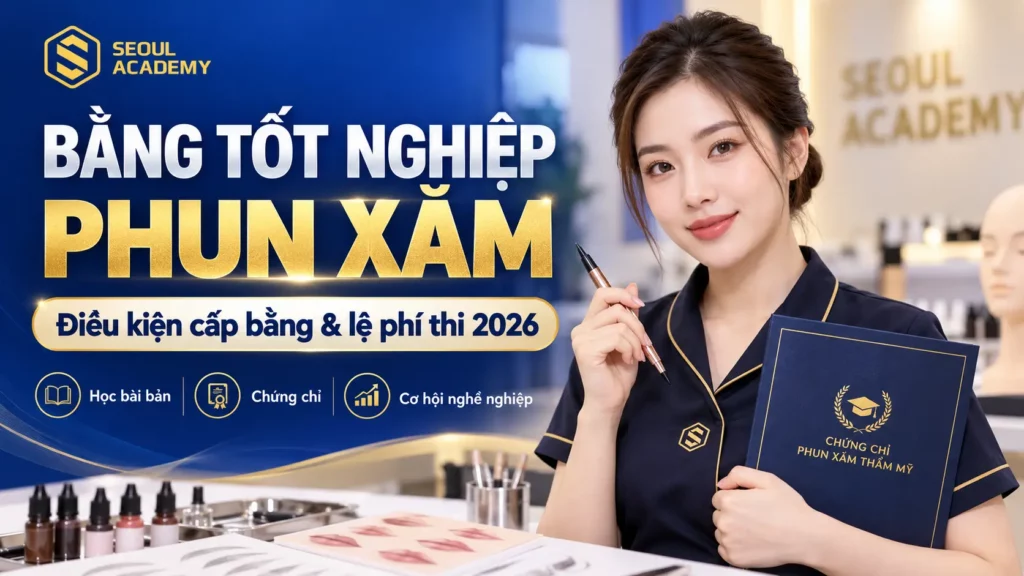 bằng tốt nghiệp phun xăm
