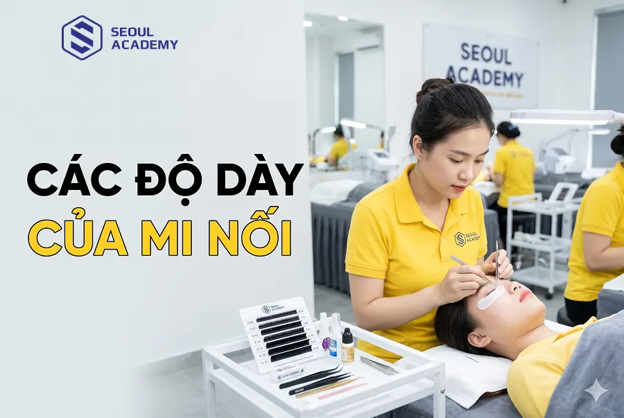 các độ dày của mi nối
