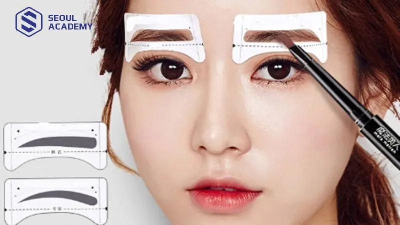 Hướng dẫn cách vẽ lông mày trên giấy cân đối hơn