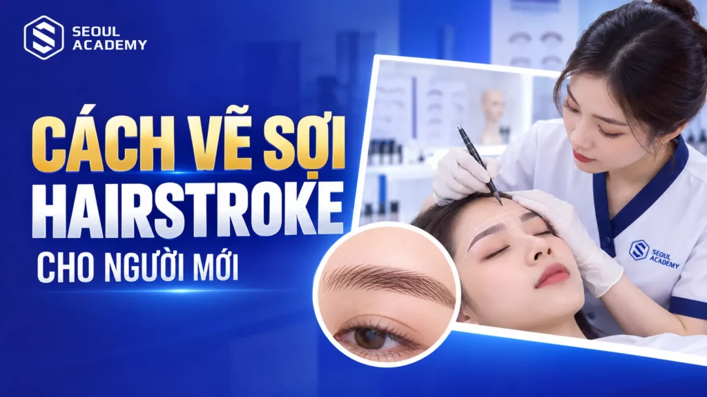 cách vẽ sợi hairstroke