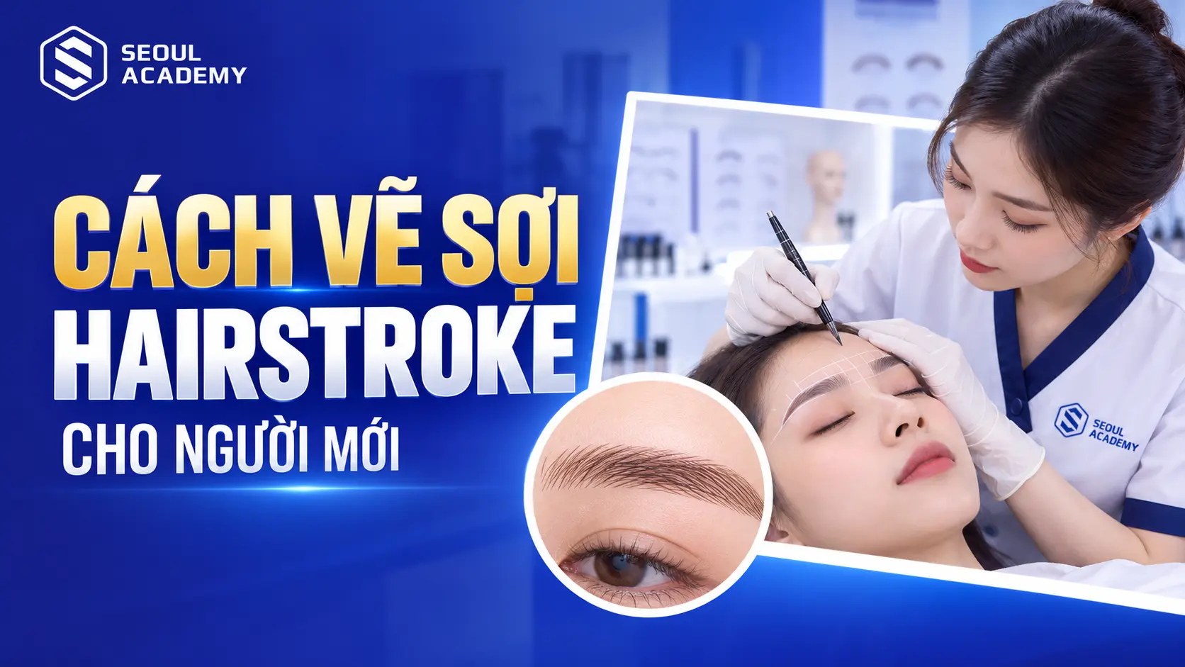 cách vẽ sợi hairstroke