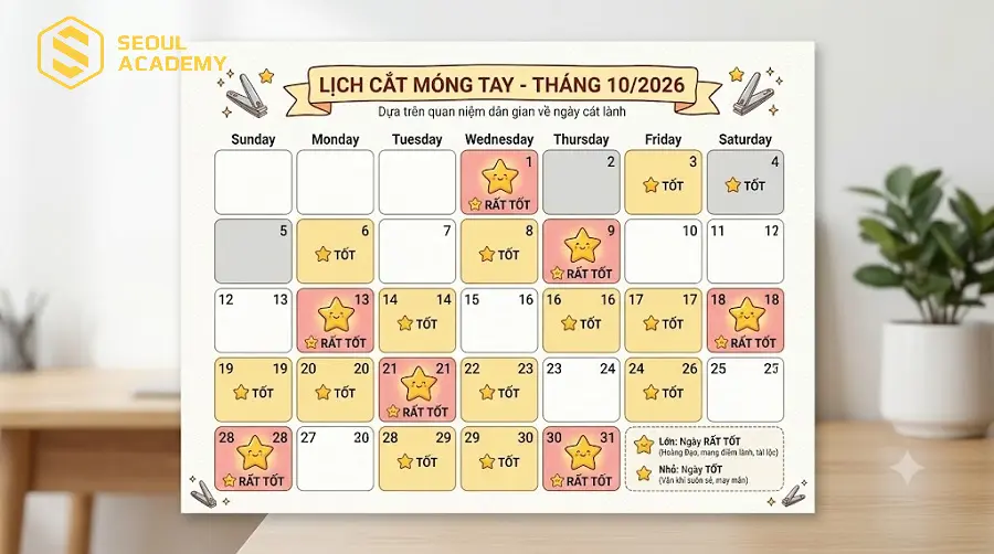 Mồng 8, 11 và 19 âm lịch là những ngày tốt để cắt móng tay xả xui