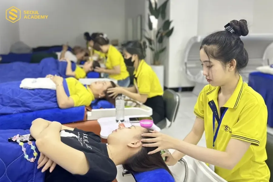 Seoul Academy là địa chỉ đào tạo các kỹ thuật gội đầu dưỡng sinh chuyên nghiệp