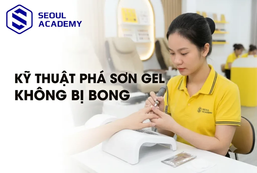 Hướng dẫn kỹ thuật phá sơn gel không bị bong tróc