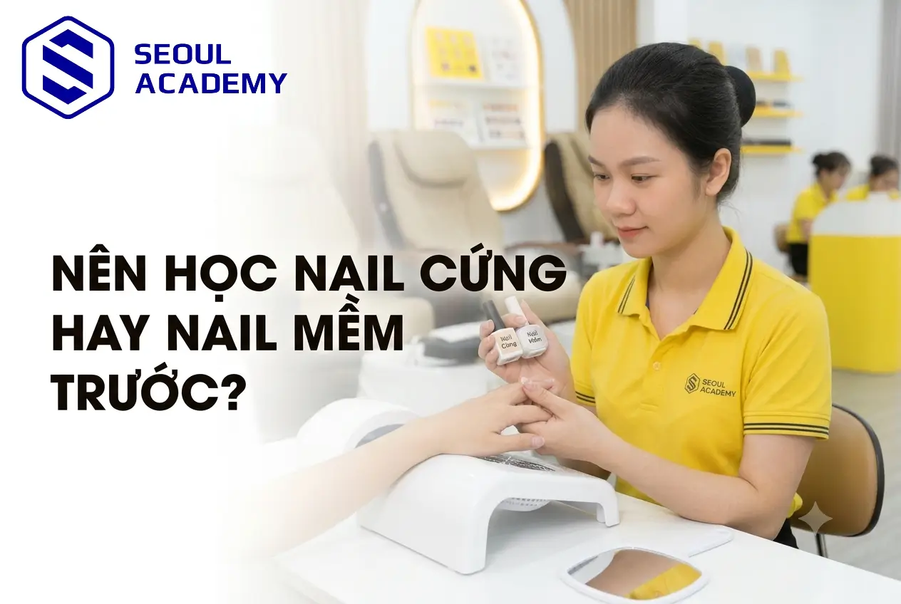 Nên học nail cứng hay nail mềm trước