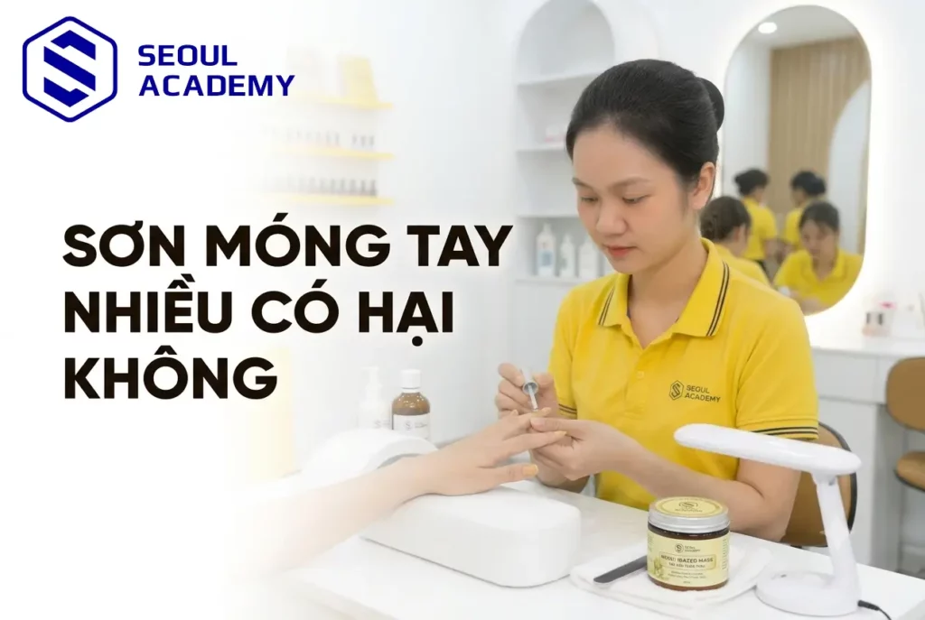 Sơn móng tay nhiều có hại không