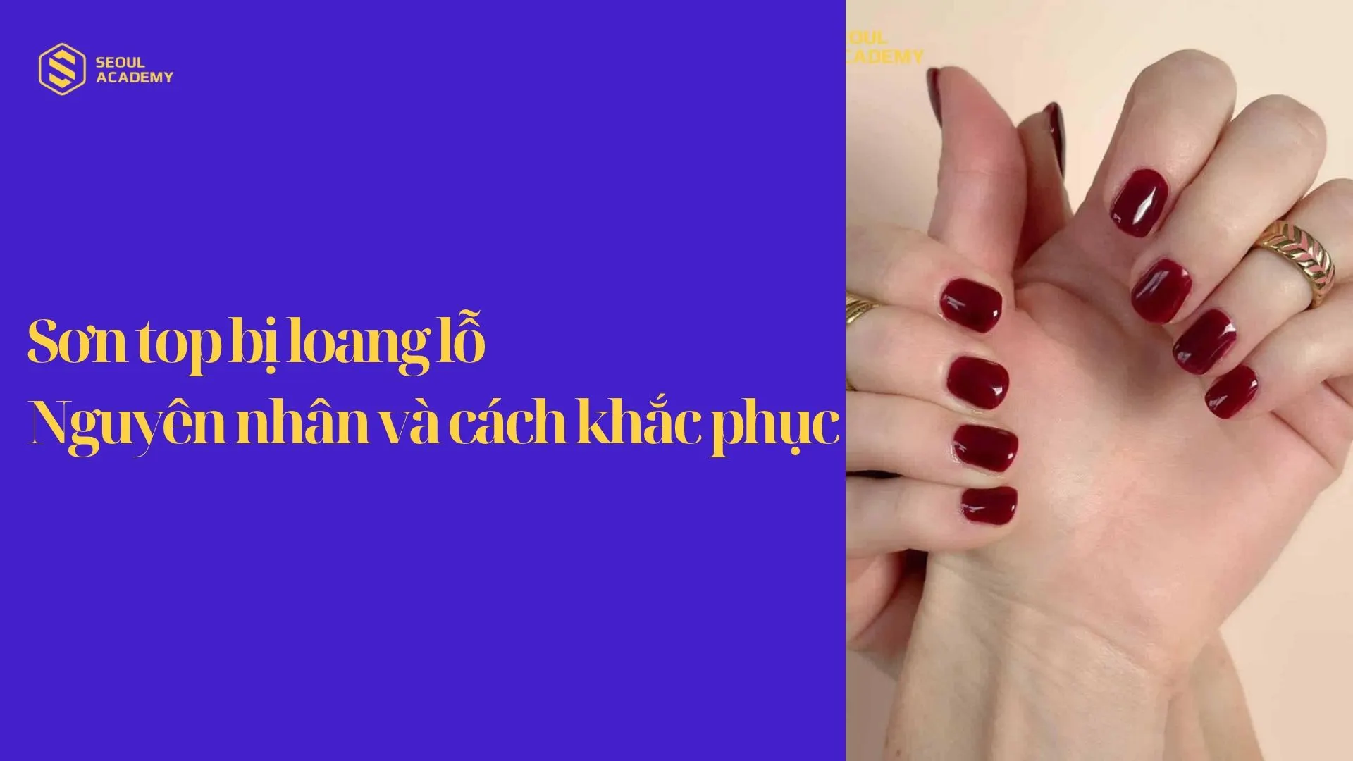 Sơn top bị loang lỗ