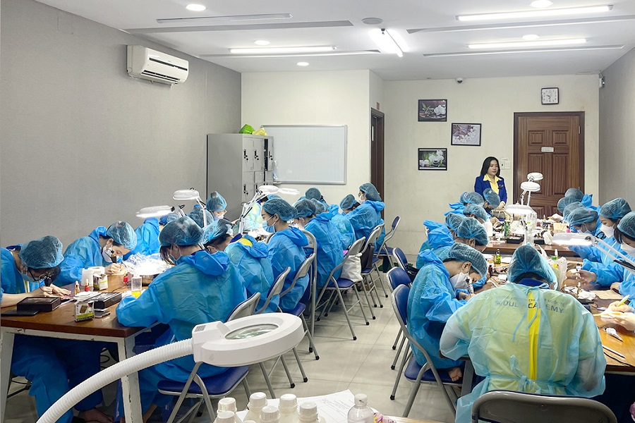 Khóa học chăm sóc da có nhiều nội dung từ cơ bản đến nâng cao