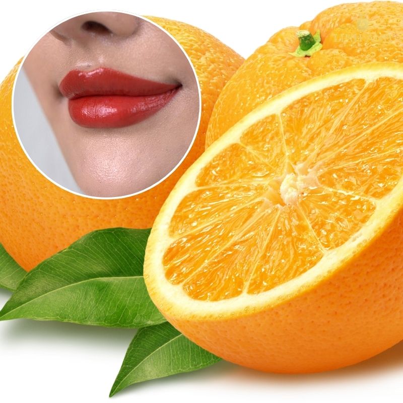 Bổ sung trái cây giàu vitamin C giúp môi nhanh hồi phục sau phun