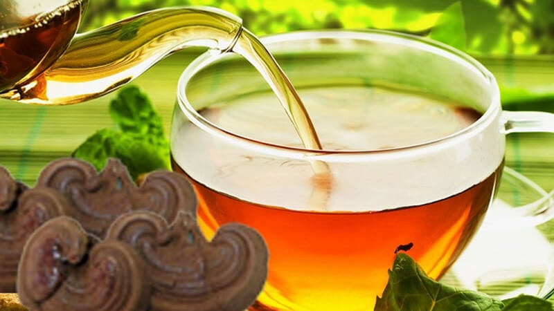 Dùng nước nấm linh chi- bài thuốc trị nám da mặt hiệu quả