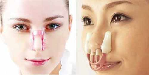 Sử dụng kẹp mũi cùng sẽ làm thon gọn đầu mũi