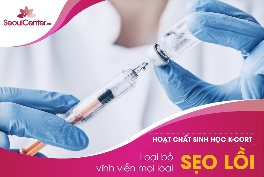 trị sẹo lồi bằng cách tiêm kcort