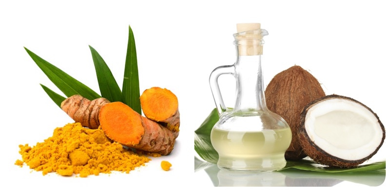 Trị sẹo lồi bằng nghệ tươi và dầu dừa