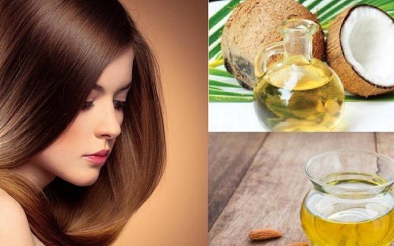 Dầu dừa làm dày tóc, giúp tóc chắc khỏe