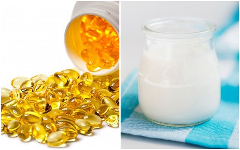 Kết hợp sữa chua với vitamin E sẽ cho công thức làm trắng da vô cùng tuyệt vời