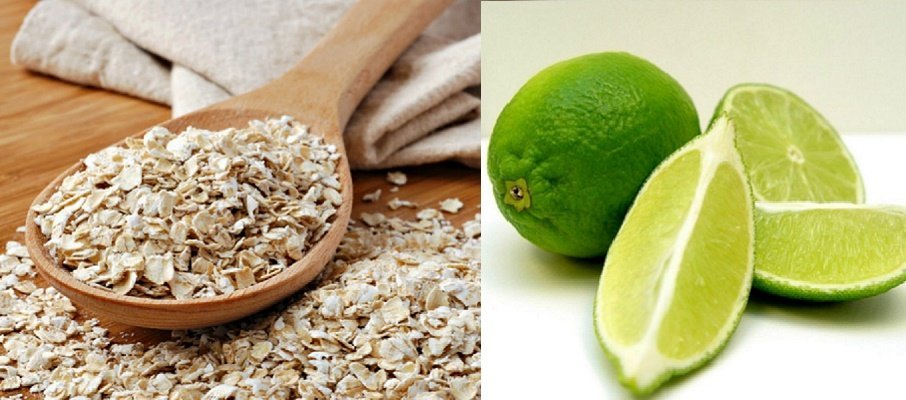 Bột yến mạch và chanh cho bạn làn da trắng bật tông