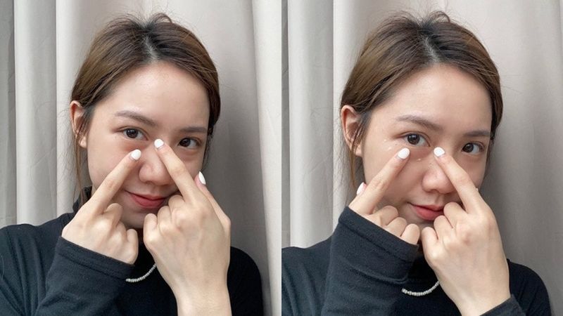 Bài tập 1 có tác dụng giảm quầng thâm và bọng mắt hiệu quả