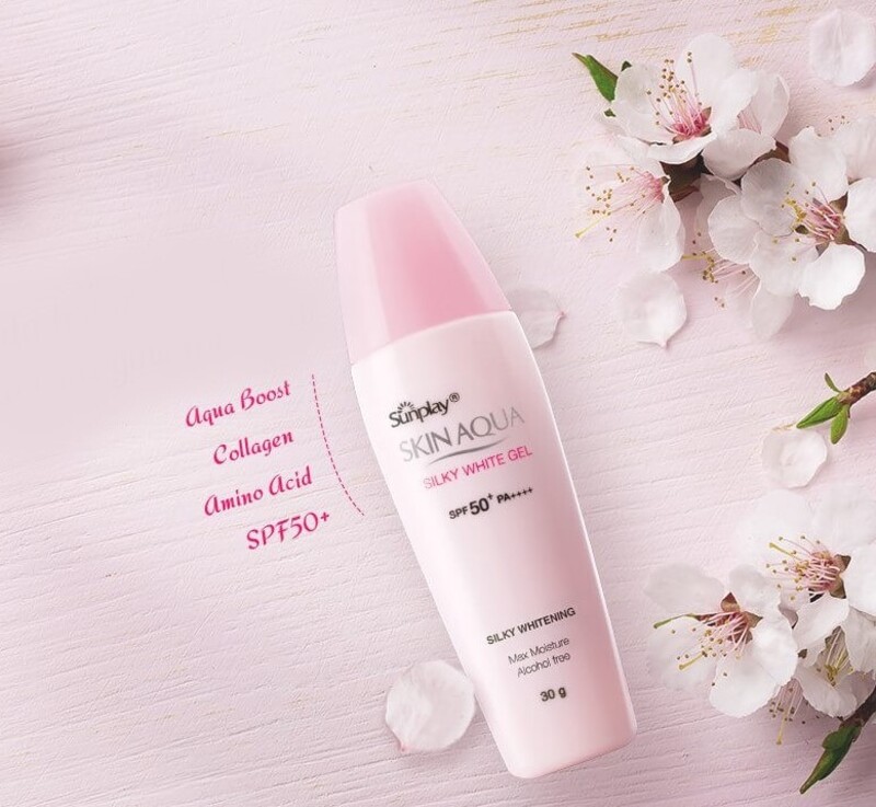 Chống nắng Sunplay Skin Aqua Silky White Gel sở hữu nhiều ưu điểm