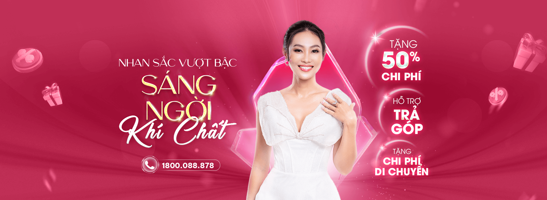 Chào đón tháng 10 với nhiều ưu đãi hấp dẫn, giảm sâu tất cả dịch vụ thẩm mỹ