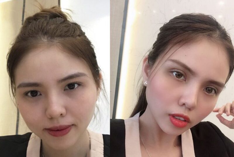 Đôi mắt to và nếp mí lộ rõ chính là ưu điểm giúp các chị em sở hữu vẻ ưa nhìn