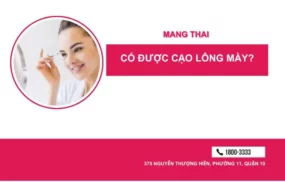 Mang thai có được cạo lông mày không
