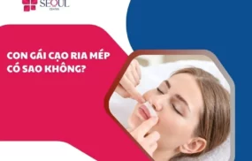 Con gái cạo ria mép có sao không