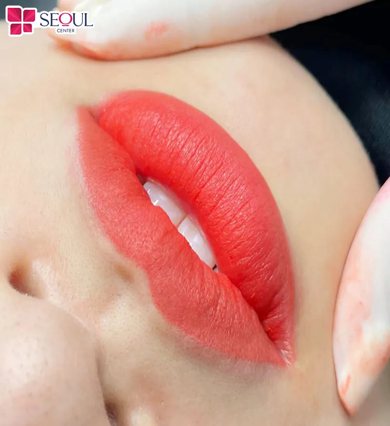 Môi lên màu đẹp, tươi tắn, tự nhiên là dấu hiệu phun môi thành công