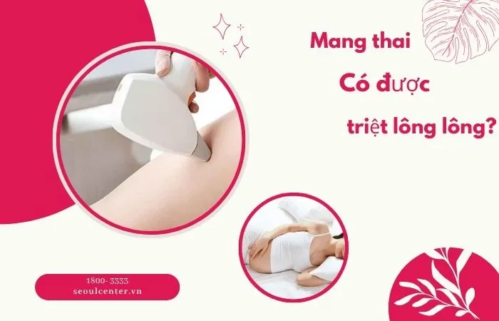 Mang thai có được triệt lông bikini không