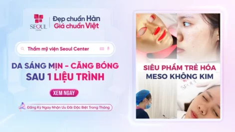Siêu Phẩm Trẻ Hóa Meso Không Kim - 1 Liệu Trình Da Sáng Mịn - Căng Bóng!