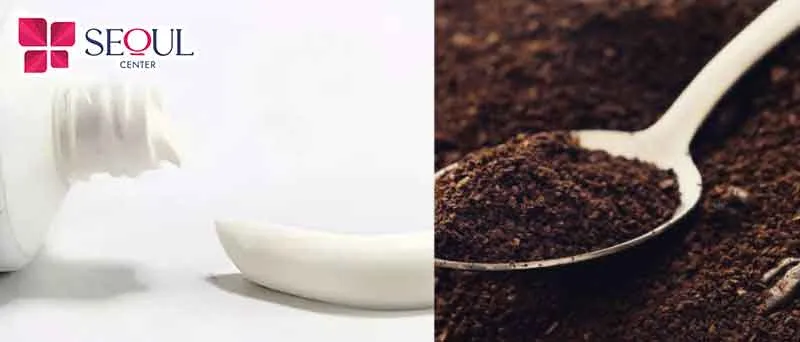 Kem đánh răng trộn cùng bã cà phê giúp lông mềm hơn và tẩy tế bào chết nhẹ nhàng 