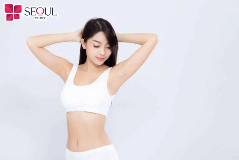 Vùng nách trở nên trắng mịn, khô thoáng sau khi tẩy lông