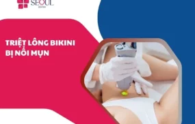 Triệt lông bikini bị nổi mụn