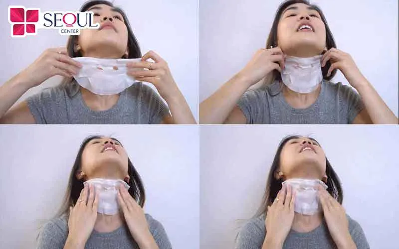 Đắp mặt nạ cho cổ và gáy cũng là giải pháp làm sáng da vùng cổ
