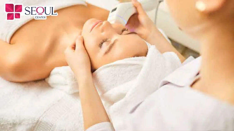 Công nghệ IPL tác động vào các tầng da, phá vỡ liên kết melanin làm sáng da, đều màu da