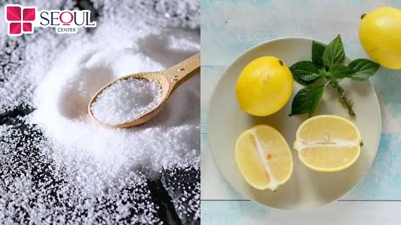 Chanh và muối khi kết hợp sẽ vừa giúp giảm lông mọc vừa giúp sáng da