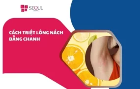 Cách triệt lông nách bằng chanh