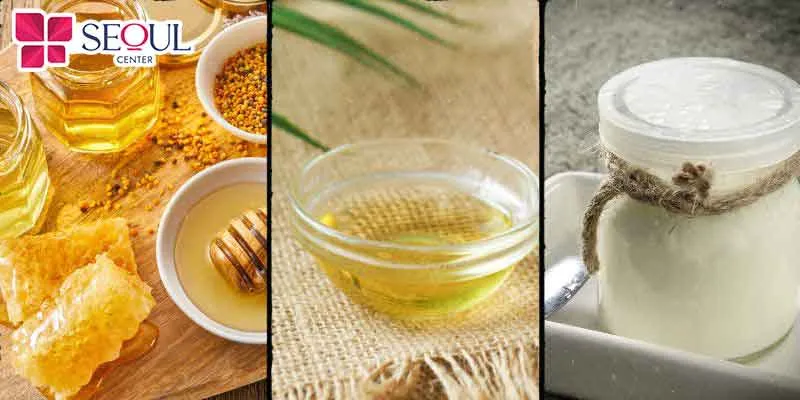 Mật ong, sữa chua và dầu dừa là những nguyên liệu giúp bạn tạo ra loại kem trộn dưỡng trắng rất tốt cho làn da của bạn