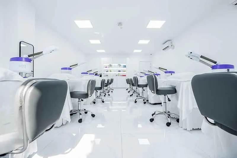 Không gian phòng dịch vụ chăm sóc da cực cực sang xịn