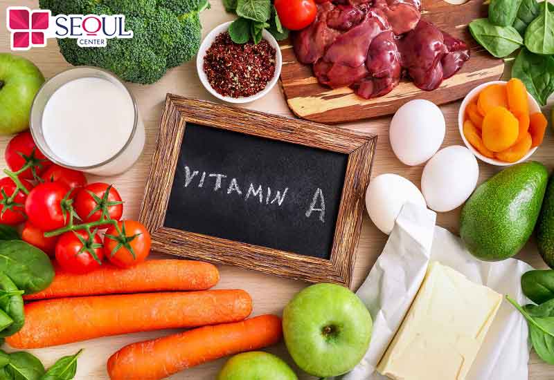 Thực phẩm giàu Vitamin A có tác dụng làm yếu nang lông, nuôi dưỡng da khỏe mạnh, hạn chế lông mọc lại