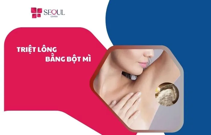 Triệt lông bằng bột mì