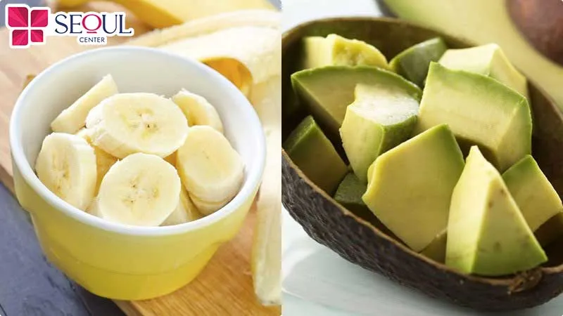 Bơ và chuối không chỉ cung cấp độ ẩm mà còn giúp da sáng mịn, đều màu tự nhiên